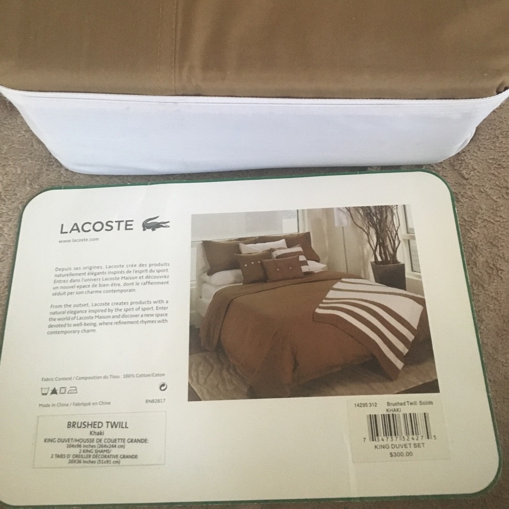 Lacoste Duvet Set (king)